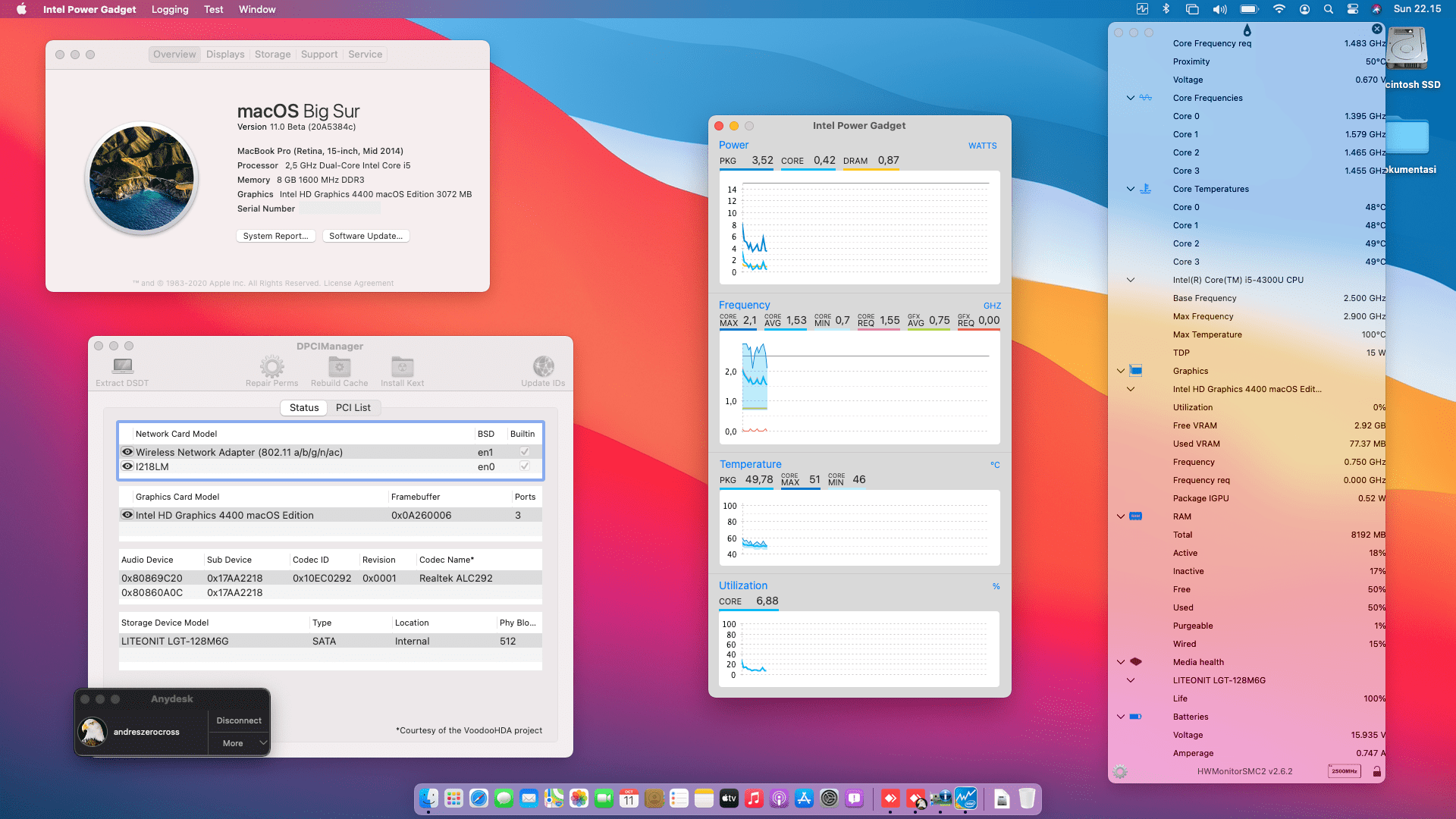 Lenovo Thinkpad X1 Carbon [Haswell   Intel HD 4400]   OpenCore 1
